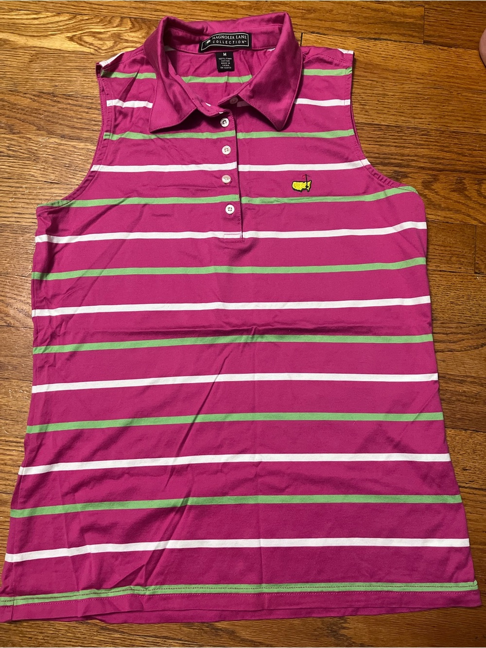 Magnolia Lane Collection Women’s Medium Master’s Polo Tank Top